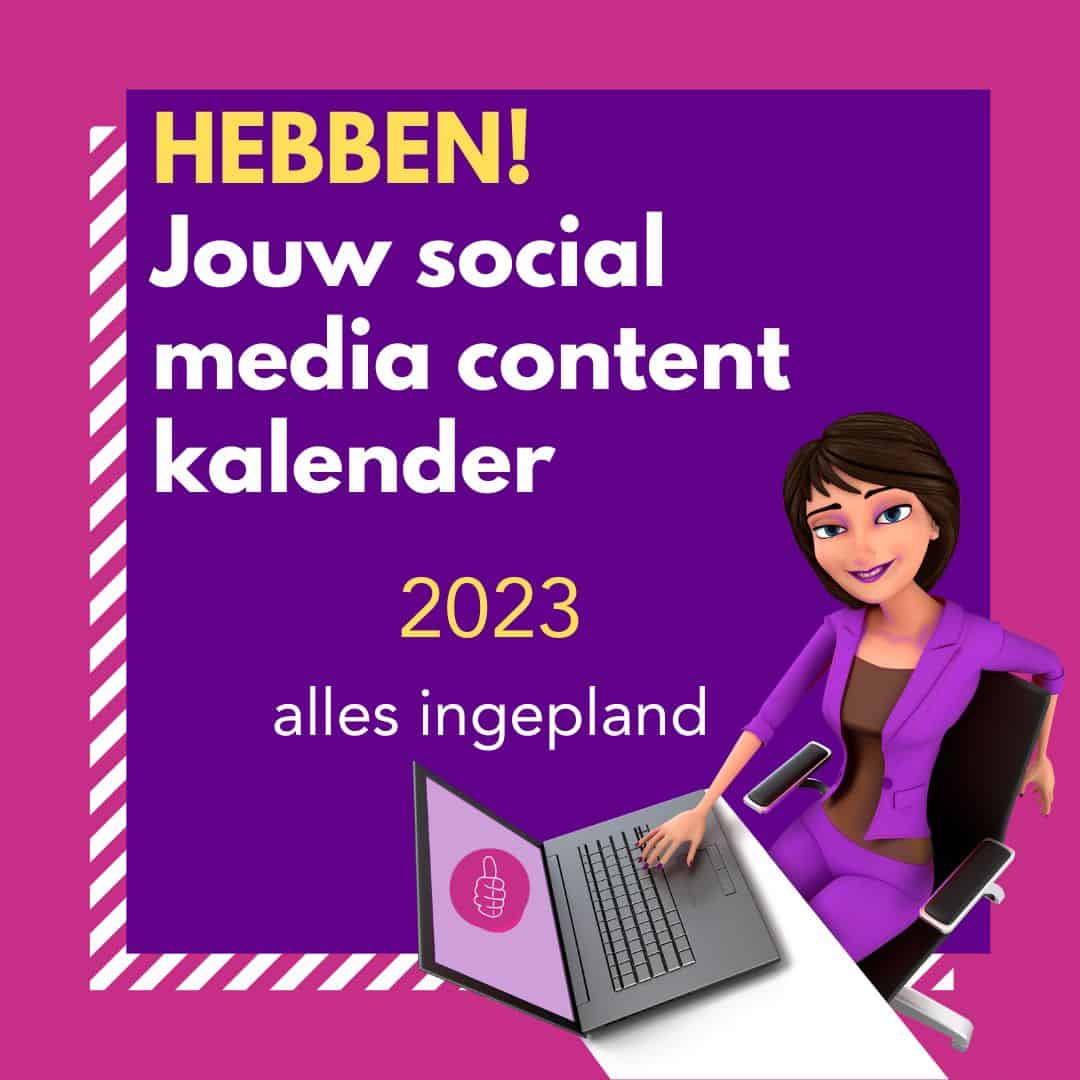 Social Media Content Kalender