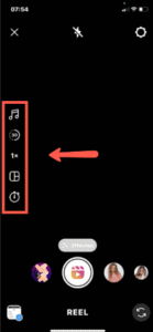 Video functies voor Instagram Reels