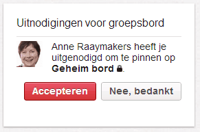 uitnodiging verborgen bord Pinterest