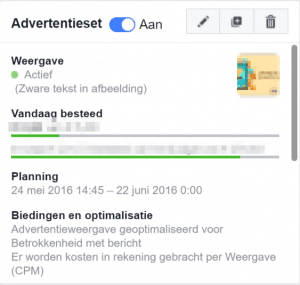 te veel tekst op advertentie afbeelding